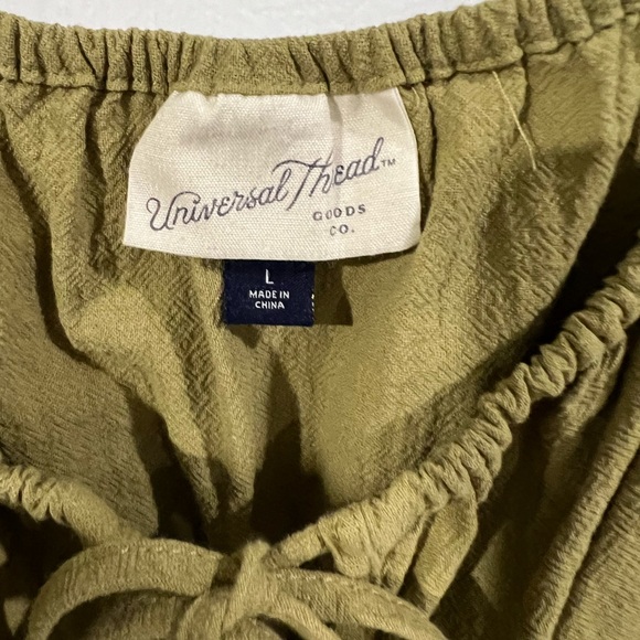 Olive Green Dress - Picture 2 of 3